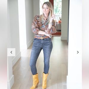 Brooke Wright Stevie top in Earth Indian Fields medium